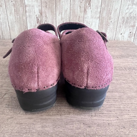 LL Bean Suede Mary Jane Clogs - Picture 4 of 7